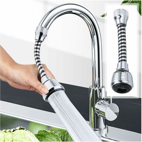 360 Degree Flexible Kitchen Faucet Sprayer Faucet Nozzle Kitchen Faucet Head Replacement Faucet Sink Hose Accessories (1/4)
