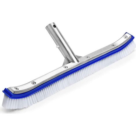 Piscine Tête de Brosse Piscine Tête de Brosse Premium 18 Pouces en Aluminium Brosse de Nettoyage pour Piscine, Spa, Baignoires, Murs, Carrelage, Planchers (1/4)
