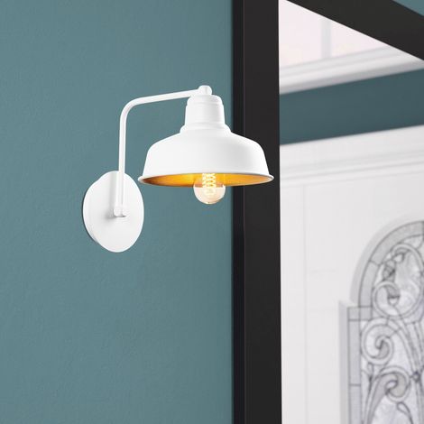 Wandlampe Weißmetall-Allüre