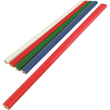 LÁPIZ PARA CARPINTERO EXTRA MÉTRICO 25 cm - rojo -