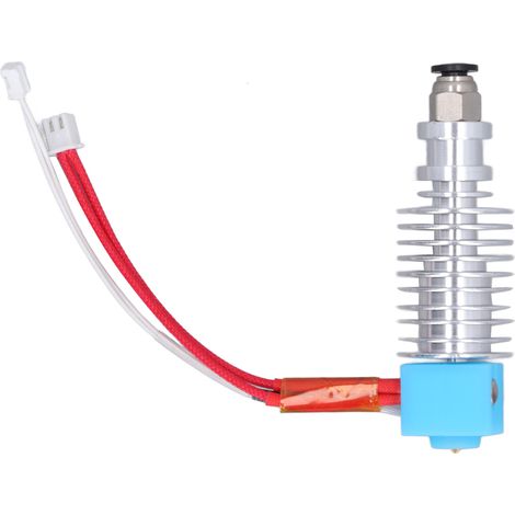 Kit Tête d'Impression Extrudeuse Chaud avec Capuchon Silicone, Alimentation Fluide, Pièce de Rechange pour Imprimante 3D, 40W DC12V (1/5)