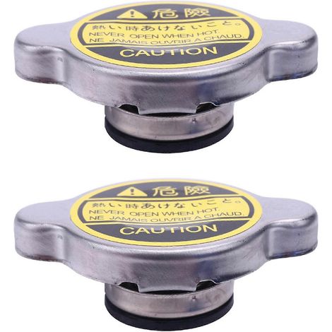2 bouchons de radiateur compatibles avec Toyota Land Cruiser 1969-1985, 1990-1998 (16401-54750) (1/5)