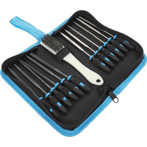 Set de 13 Limes en Acier Accessoires Pratiques pour Sculpture Bois Brosse de Nettoyage et, Outils de Sculpture pour Gravure et Ébavurage pour Bricolage (1/5)