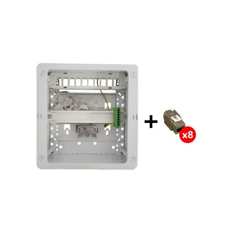 CAE - LOT Tableau C-TRI - 8RJ45 Grade 3 - Ru00e9f : CTRIETG24XAXSD+4x ECONN6AFS8 (1/5)