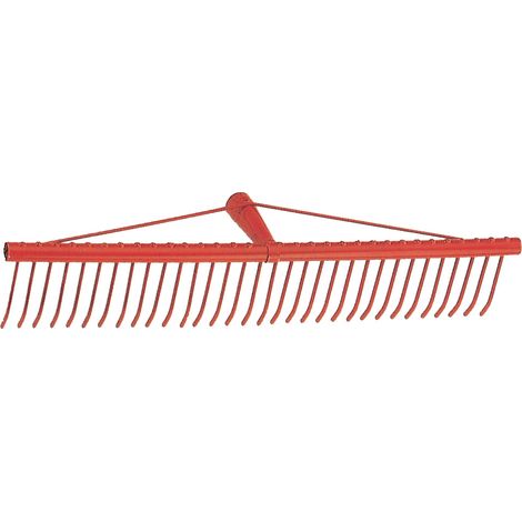 RASTRELLO A 34 DENTI PIATTI IN FERRO P/ERBA 60 CM- 1,0 pz