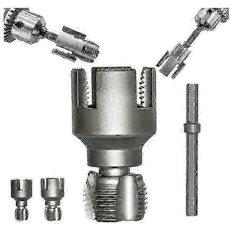 Outil de filetage pour tuyaux 1/2" 3/4" Intérieur/Externe (1/5)