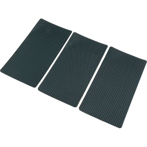 Kit de réparation de 3 patchs adhésifs verts en PP pour couverture de piscine (taille S, 10 x 20 cm). (1/5)