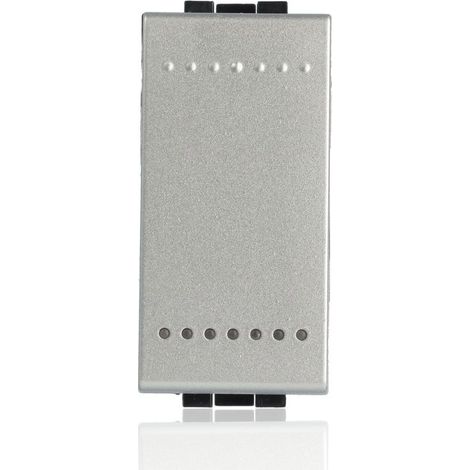 Bticino Livign Light pulsante 1P NO 10A 1m Grigio Silver tech NT4005N