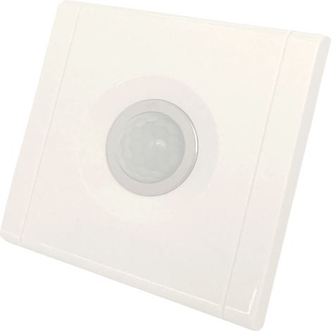 Silamp – Détecteur de mouvement encastrable 6m 110° 220V – Angle de détection réglable – Sensibilité à la lumière ajustable – Installation murale ou plafond