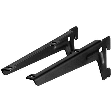 Dolle Winkelträger 1-Reihig 23 cm schwarz Metall Winkelträger