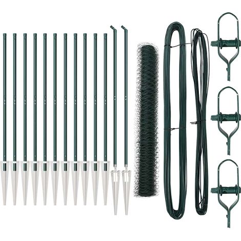 Maison Exclusive - Schweißdrahtzaun mit Spikes 25 x 1,2 m (B x H)