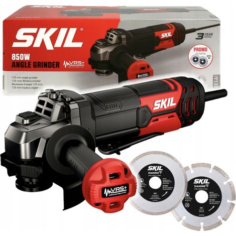 Winkelschleifer Skil 9132 AC 125mm 850W (Karton) + 2x Diamanttrennscheibe