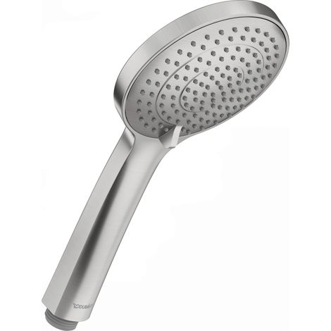 Pomo de ducha 3 funciones DURAVIT Universal con cursor acero inoxidable cepillado (1/4)
