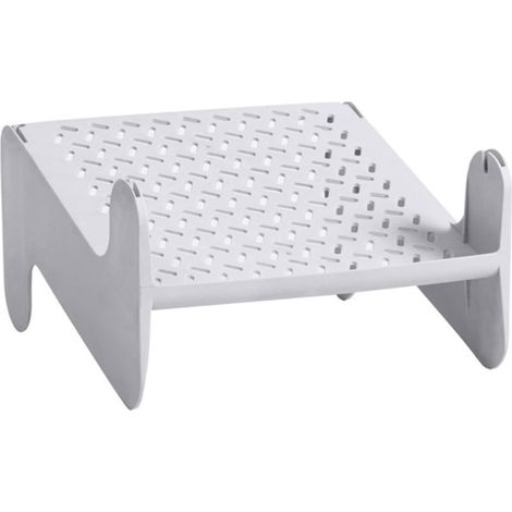 Étagère à Chaussures en Plastique PP Ventilée Multi-Niveaux, Design Simple et Créatif, Meuble à Chaussures Gain de Place pour Chambre D'élève (1/5)