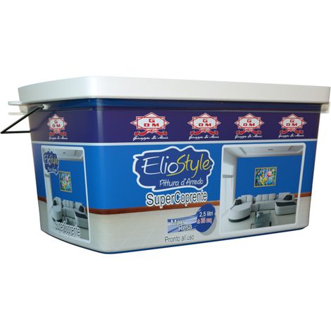 IDROPITTURA SUPERCOPRENTE LAVABILE LT.2.5 CIELO