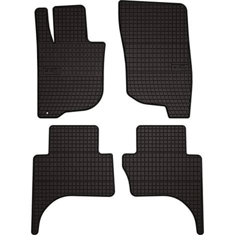 Gummifußmatten für Fiat Fullback Offroad (2015–2019) – schwarz, passgenau
