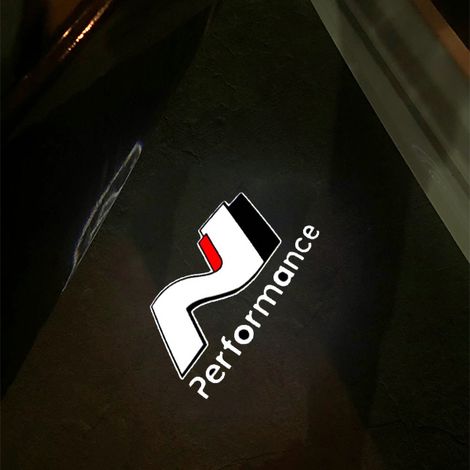 (1 pièce par paquet - NPerformance) Éclairage de portière de voiture compatible avec Hyundai Sonata Tucson i40 ix35 ix25 i20 - Éclairage d'accueil pour véhicules automobiles (1/5)