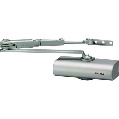 Ferme-porte avion multi-forces avec butée C1416 - aluminium 097 (C141603097)