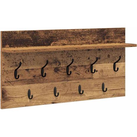 Maison Exclusive - Wandmontierter nachttisch Altholz 80 x 40 x 12