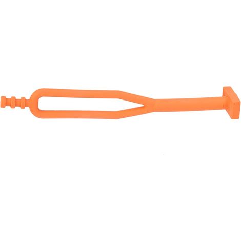 Patte de batterie en caoutchouc pour béquille latérale, accessoire de montage moto compatible HUSQVARNA 14-19 (Orange) (1/5)