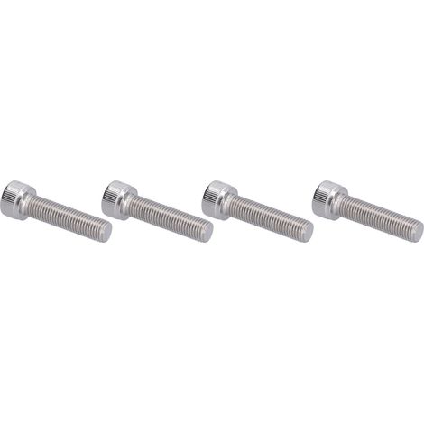 Lot de 4 vis hexagonales à tête cylindrique A2 acier inoxydable pas fin 1.25mm DIN 912 M10x40 (1/5)