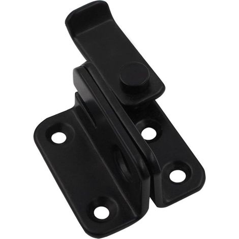 Lock of door to toggle padlock latch sliding multifunctional sturdy lock of door sliding black opening to right (1/5)