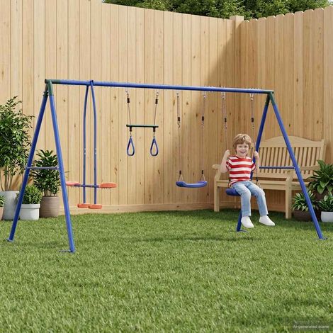Teenpull – Outdoor Schaukelset Mehrfarbig 330 x 185 x 185 cm Stahl und PE (1/5)