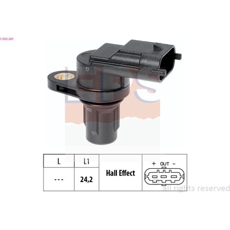 Capteur, vitesse de rotation du moteur EPS 1.953.361 ALFA ROMEO 1 319 158 131897