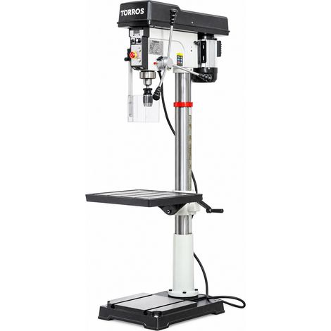 Perceuse à colonne - 1,5 kW 400 V - ø 32 mm - Inverter vario (0-3000 tr/min) - CM4 - laser & LED Torros DF34TV (1/4)