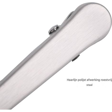 Confezione da 12 clip per sacchetti in acciaio inox - Clip di chiusura riutilizzabili per sacchetti di confezionamento, alimenti, caffè, pane - Clip per mantenere la freschezza - Clip di chiusura - 11 (1/5)
