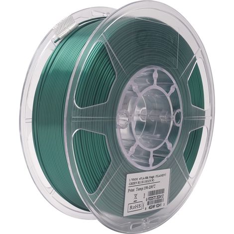 eSUN PLA-SilkMagic Filament, 1.75mm, 1000g eSUN PLA-Silk Magic Filament 1.75mm 1000g Green-Blue