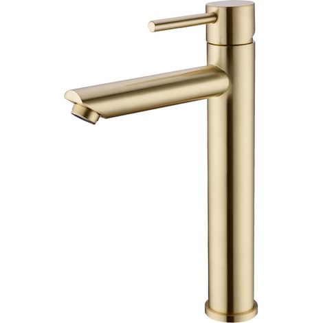 Waschbeckenarmatur Gebürstetes Gold Mischbatterie (1/5)