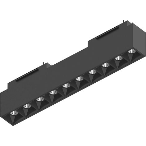 Sistema Binario Arca Accent Alluminio Nero Led 15W 4000K Luce Naturale (1/5)