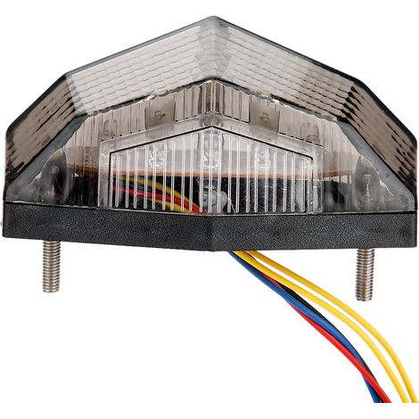 Modifizierte LED-Motorradrückleuchten, integrierte Blinker und Bremslichter, leistungsstarkes Rücklicht (1/5)