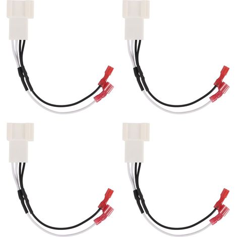 Lot de 4 connecteurs pour haut-parleurs, adaptateurs de faisceau de câbles compatibles avec Subaru Crosstrek et Toyota Tacoma, Highlander, Sienna et RAV4 (1/5)