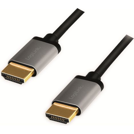 LOGILINK HDMI-Kabel CHA0103, Stecker/Stecker, Alu, 4k, 5 m