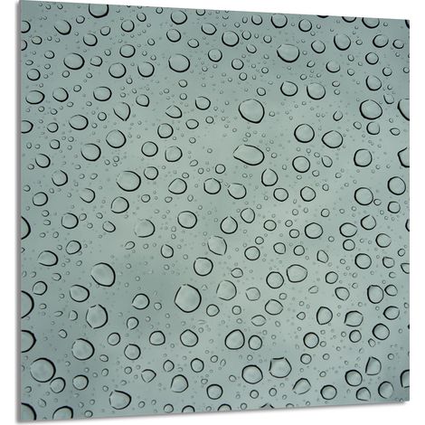 GLASPLATTE FÜR KÜCHE 60x65 Tropfen (1/5)