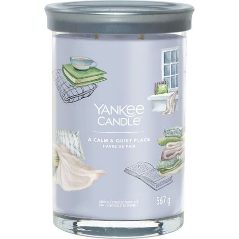 Candela Yankee Candle "A calm & quiet place" in bicchiere da 567 g. (1/4)