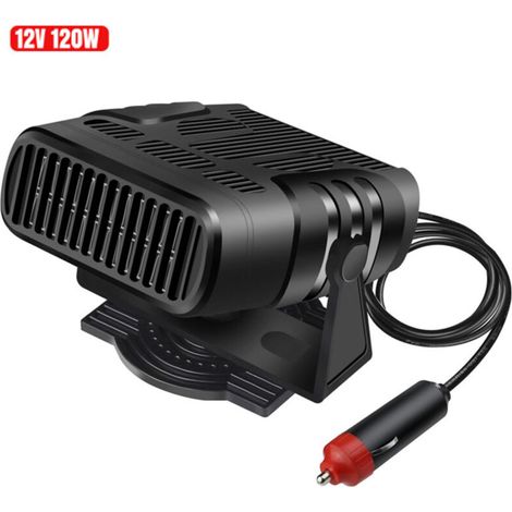 Chauffage de Voiture 120W 12V, Confort Climatisé Toutes Saisons - Dégivrage Express Pare-Brise, Ventilation - Orientation 360° Précise - Branchement sur Allume-Cigare (1/5)