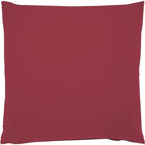 Taie d'oreiller en coton 57 fils Bordeaux 60x60 cm (1/2)