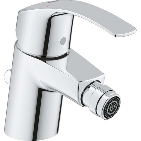 Grohe – Robinet de bidet Eurosmart 32929002 – Monocommande 1/2' – Finition chrome – Limiteur de température et débit ajustable (1/7)