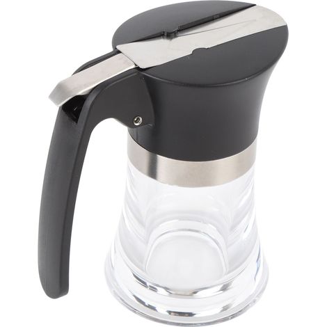 Dispenser per miele con beccuccio in acciaio inox, dispenser per sciroppi facile da usare per cioccolato, burro di arachidi, sciroppo d'acero e caramello, facile da pulire, senza BPA.