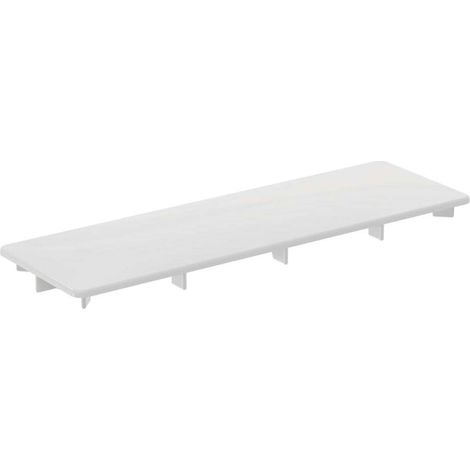 Ideal Standard - Ultra Flat New, Copripiletta in finitura per piatto doccia, Tappo scarico doccia originale, Bianco (1/3)
