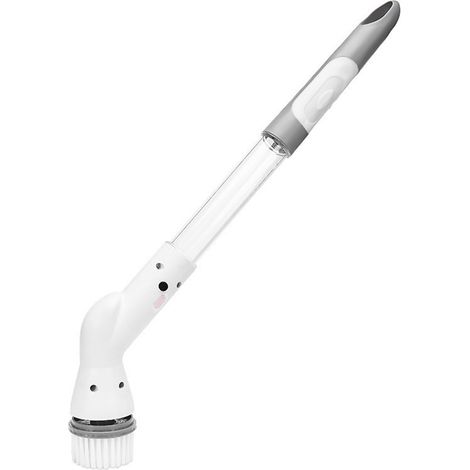 Brosse Rotative Électrique - Bras Télescopique Réglable - 4 Têtes de Nettoyage Remplaçables - Pour Salle De Bain, Baignoire, Carrelage, Sol - 380 Tr/Min - IPX7 - 1200 mAh (1/5)
