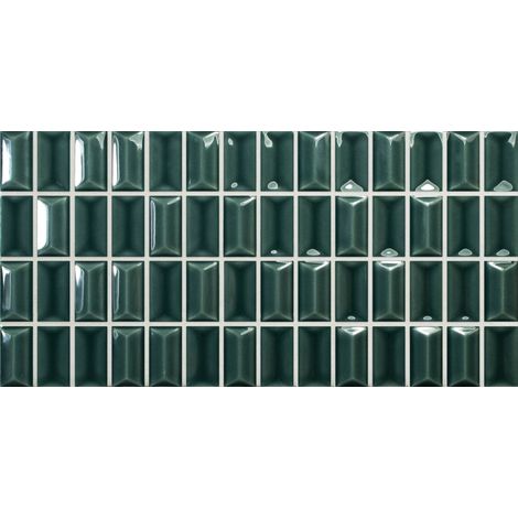 Carrelage mural faience 3D BARS Emerald - Brillant Emerald - Brillant - - boîte de 0.40 m2