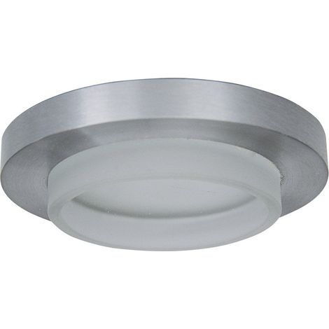 Spot LED Encastrable Rond pour Salle de Bain Métal et Acrylique 6W Blanc Chaud Ø 8,5 cm - PANGIVO (1/5)