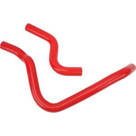 2PCS Tuyau Silicone Radiateur Liquide de Refroidissement Kit de Remplacement pour Accord CB7 F22A 2.2L F20A 2.0L 1990-1993 Rouge (1/5)