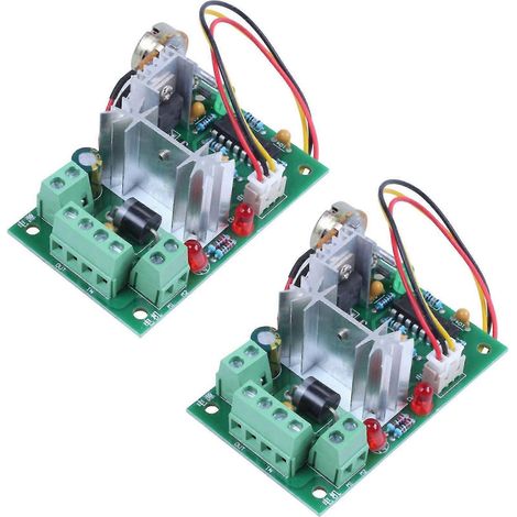 Contrôleur de vitesse pour moteur CC 2 x 12 V 24 V 30 V 120 W PWM à tension réglable CCM2 (1/5)