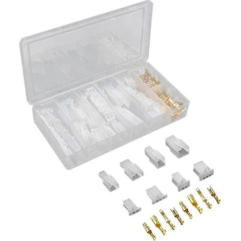 2,8-mm-Kfz-Elektrikstecker, Packung mit 200 Stück, 2/3/4/6-polige Kabelanschlüsse, Fahrzeuganschlussklemme, Stecker-Buchse für Kabelbaum. (1/5)