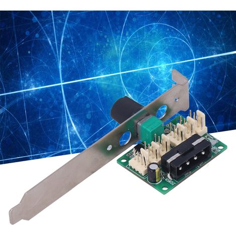 Connecteur d'alimentation 4 broches FC-D012-P009 de grande taille, contrôleur de vitesse du ventilateur, ventilation et dissipation de chaleur, prise 2510, montage sur support de boîtier d'ordinateur. (1/5)